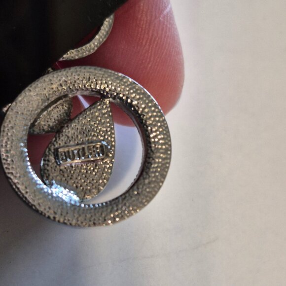 Vintage Butler Geometric Coloured Gemstone Necklace and Earrings Set Signed - Picture 10 of 15